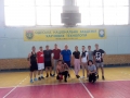 Команди студентів та викладачів, включаючи членів іх сімей, після завершення баскетбольного матчу, який відбувся 24 вересня 2019 року у спорткомплексі ОНАХТ
